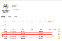 亞冠利雅得新月VS阿爾艾因賽程時間表一覽（主客場兩回合）