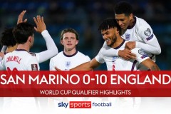 英格蘭10-0狂勝聖馬力諾直通世界杯：一戰刷破諸多記錄