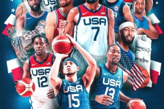 美國男籃奧運會大名單出爐 詹姆斯領銜庫裏首次入選奧運陣容