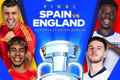 西班牙vs英格蘭直播哪裏看？2024歐洲杯決賽直播間入口