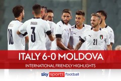 熱身賽意大利6-0摩爾多瓦戰報：沙拉維梅開二度 克裏斯坦特傳射