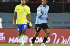 巴西男足0-2烏拉圭 努涅斯1球1助攻