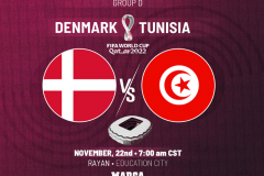 丹麥將對陣突尼斯 丹麥優勢明顯