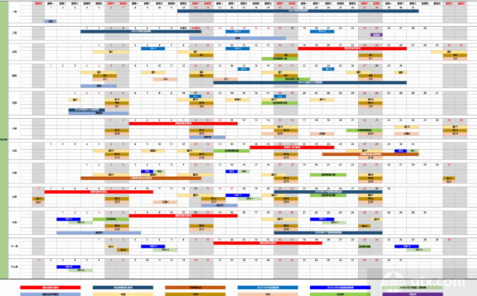 2024職業聯賽競賽日曆