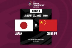 12強賽半場：日本隊暫時1-0中國隊 王燊超手球送點大迫勇也點射